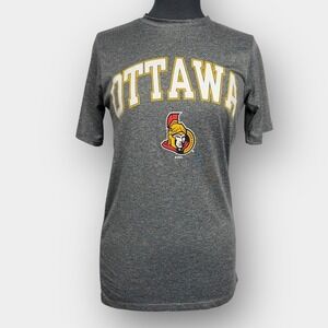 Ottawa Senators Grey NHL Graphic Short Sleeve Crew Neck T-Shirt Small